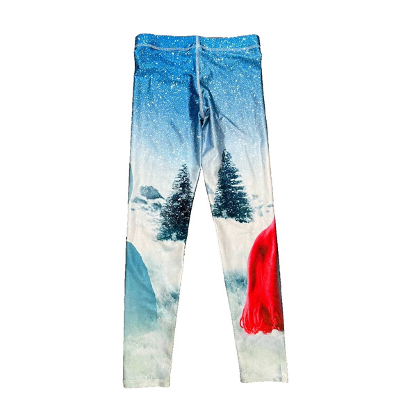 Terez snowman Holliday winter New Year theme leggings Size Small A001908 - Picture 3 of 6